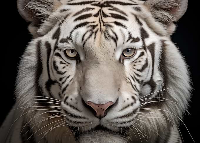 White Tiger Close-Up