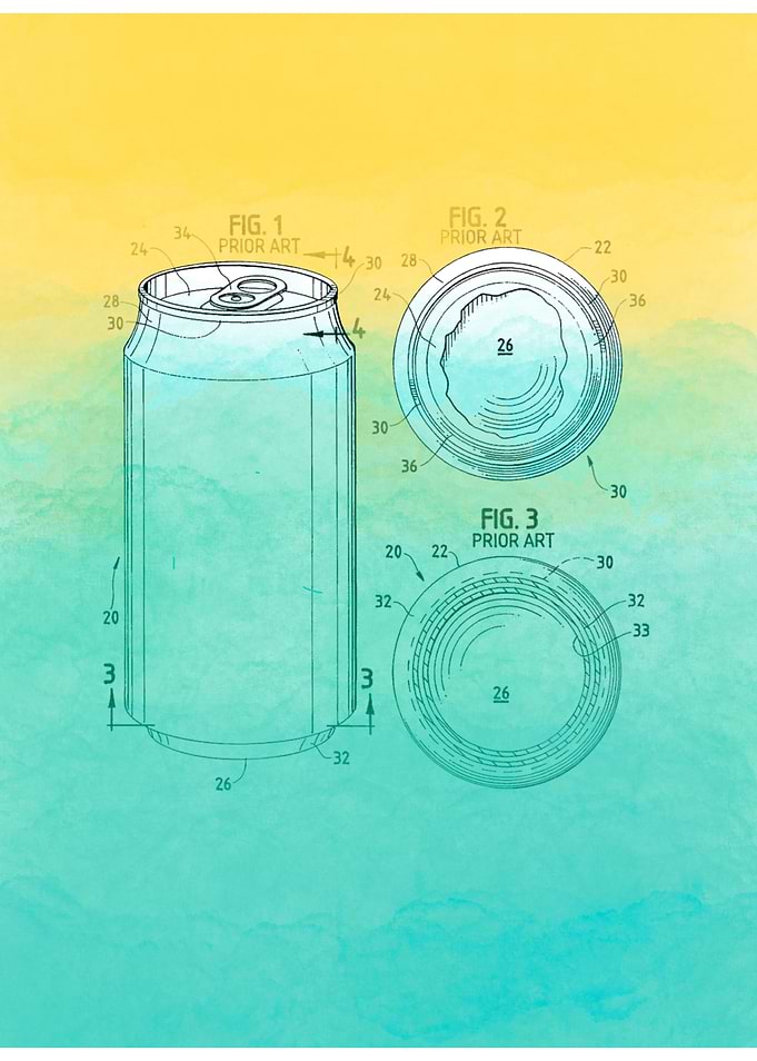 Can Patent Drawing