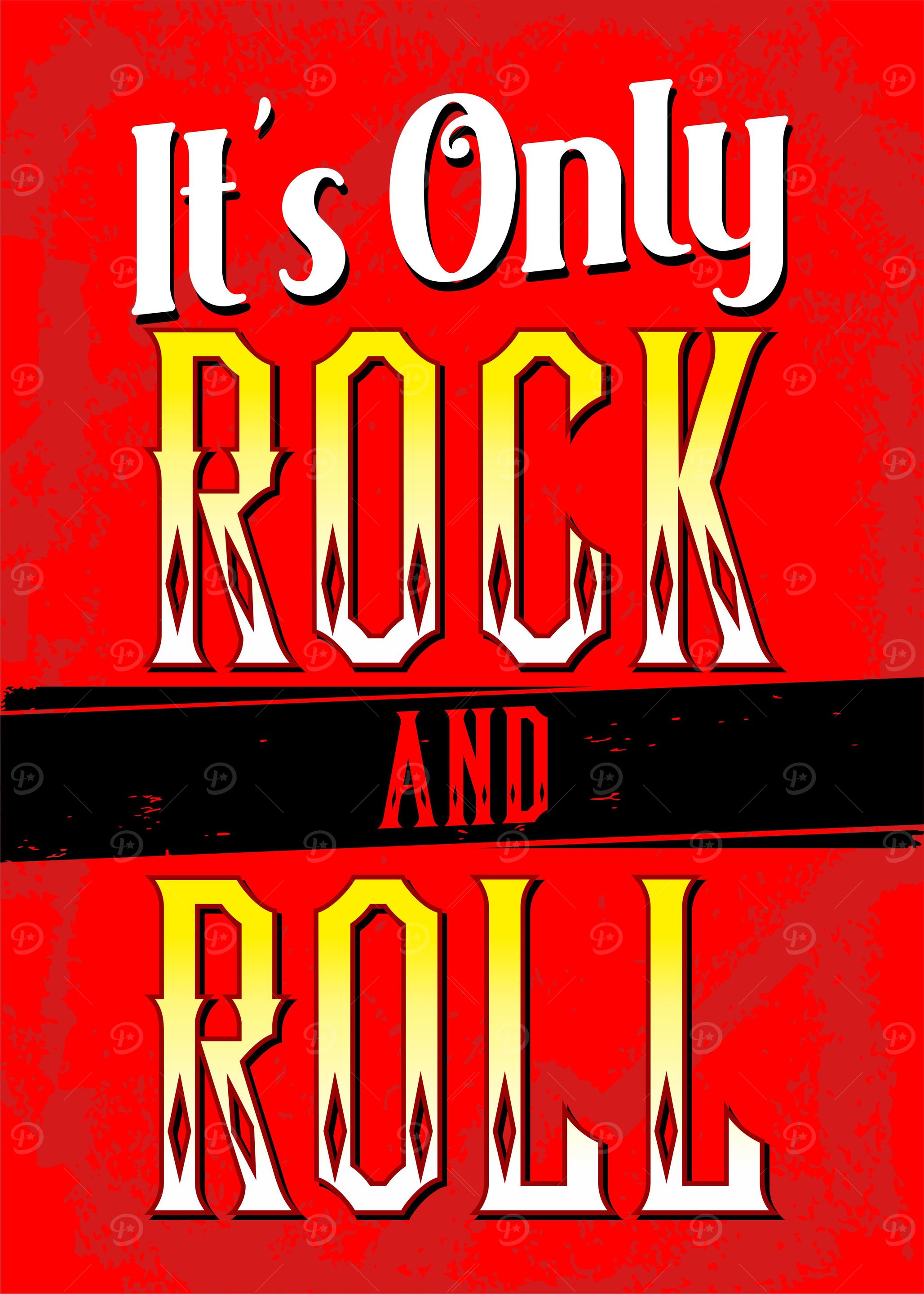 Rock and Roll Poster
