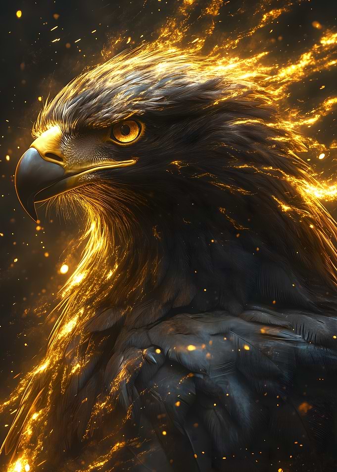 Golden Eagle Majestic Aura