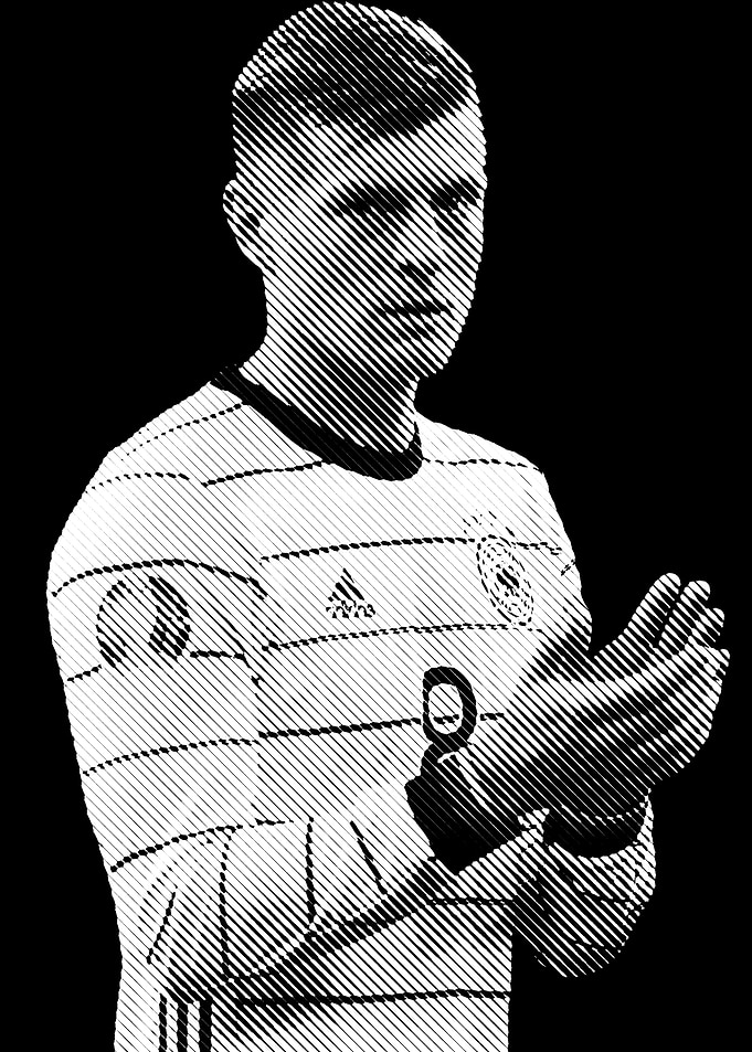 Soccer Player Portrait