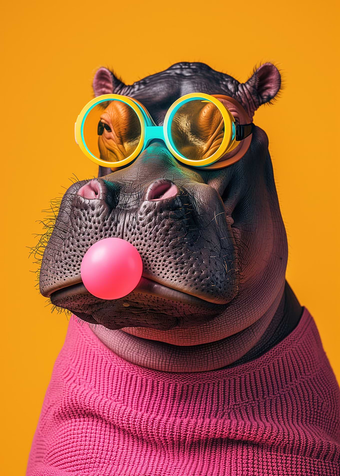 Hippo bubblegum