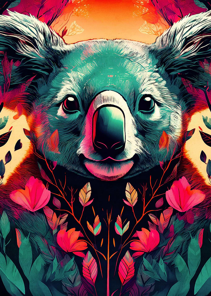 Koala in Bloom