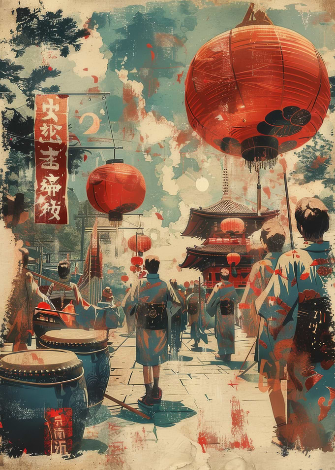 Japanese Festival Scene