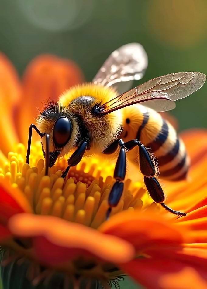 Bee on Flower