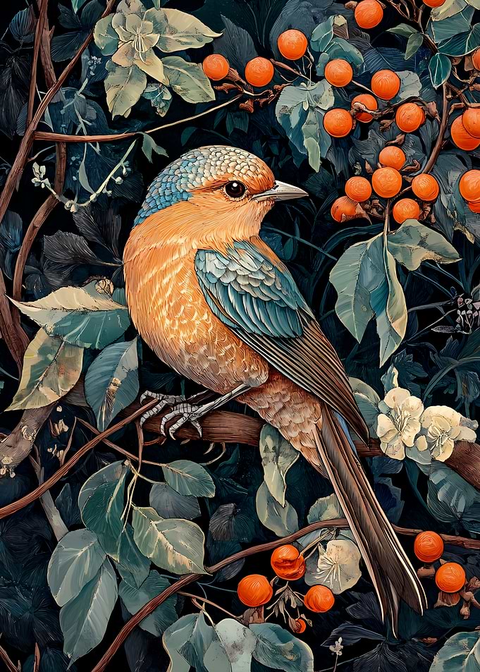 Bird in Lush Foliage