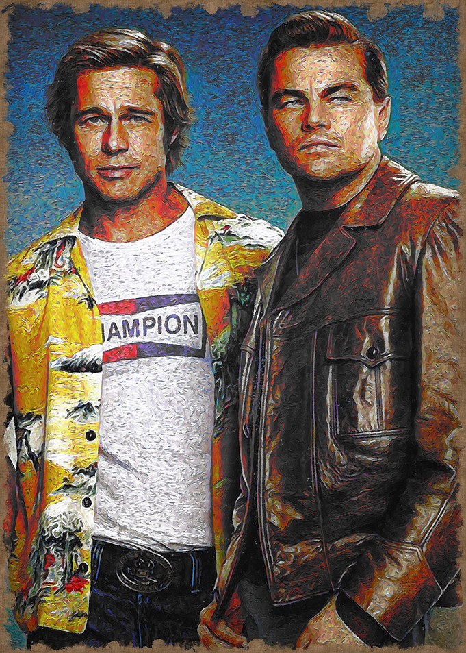 Brad Pitt and Leonardo DiCaprio