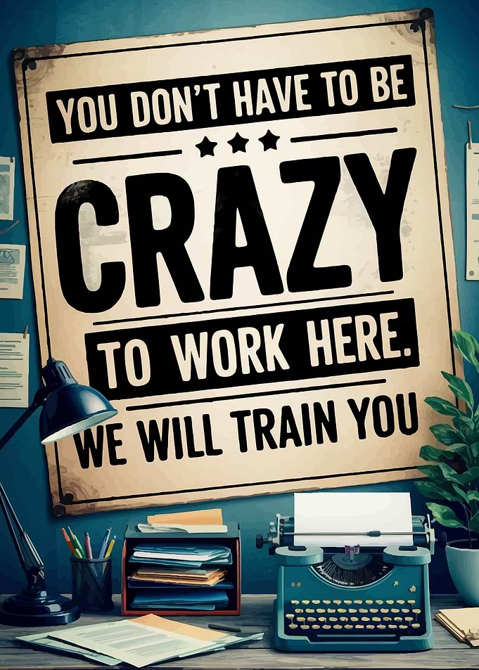 You Don't Have to be Crazy