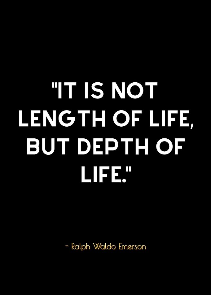 Depth of Life Quote