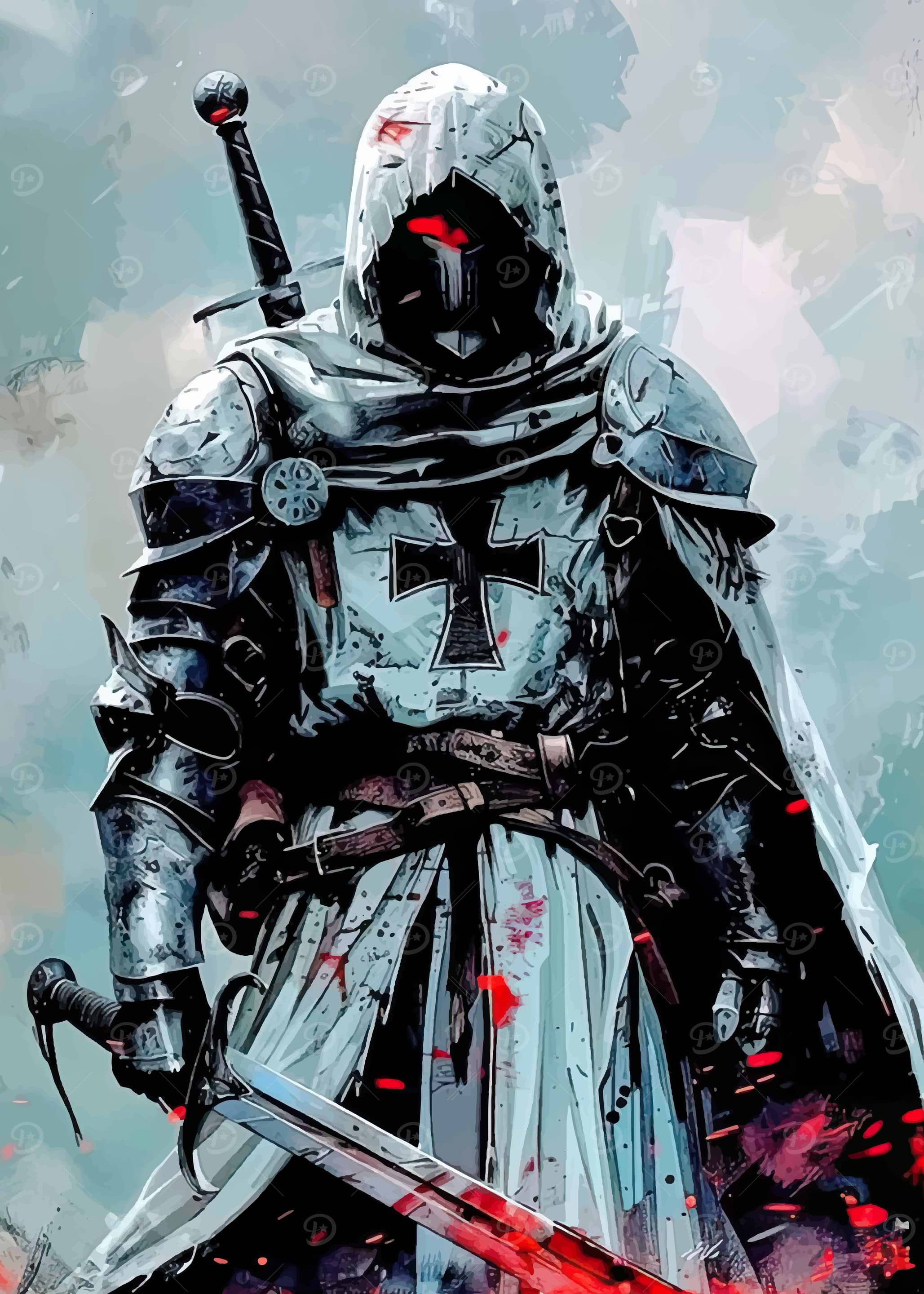 The cursed crusade Posters Online - Shop Unique Metal Prints