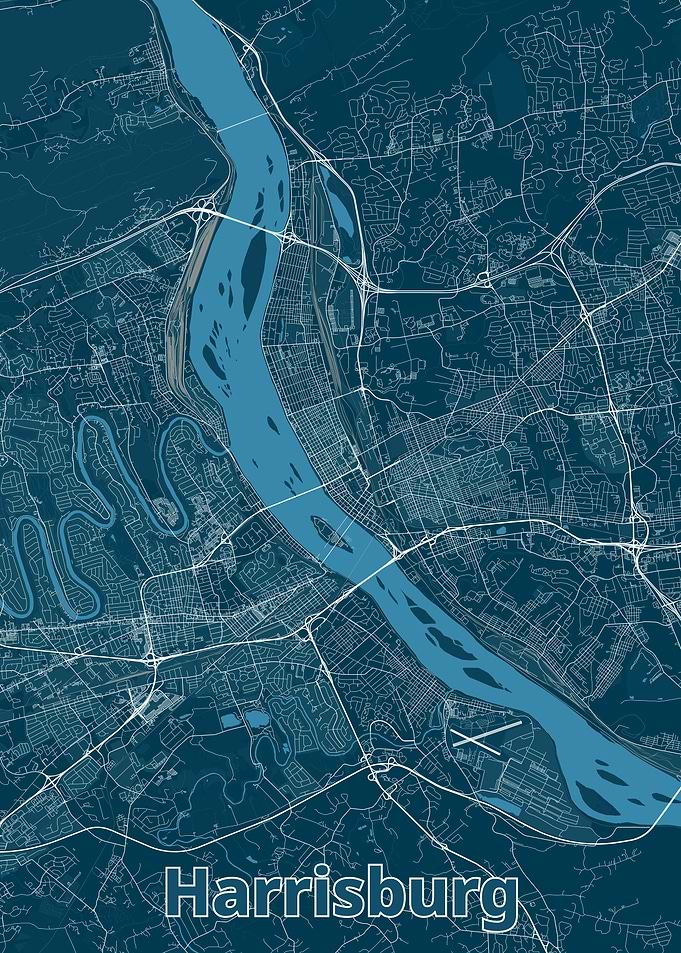 Harrisburg City Map