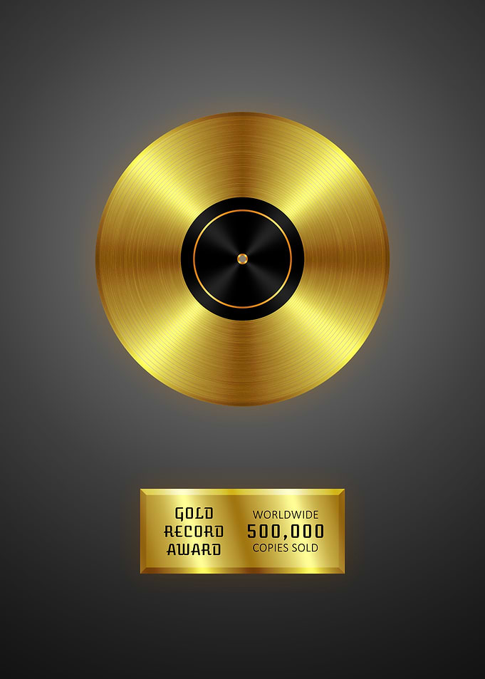 Gold Vinyl Record Award