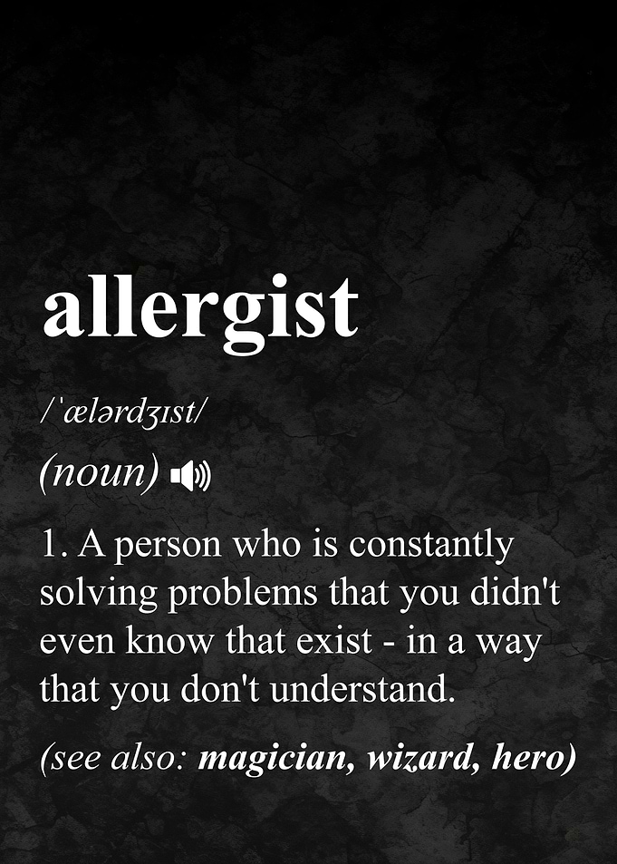 Allergist Work Definition