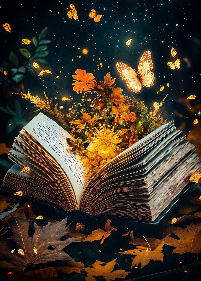 Magical Book Butterflies