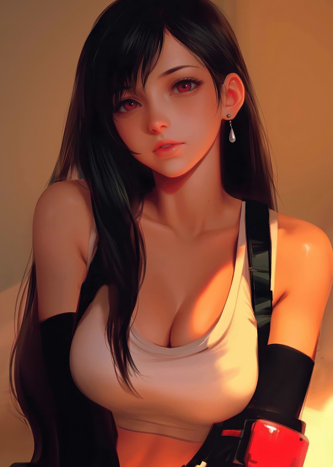 Tifa Lockhart Anime Art