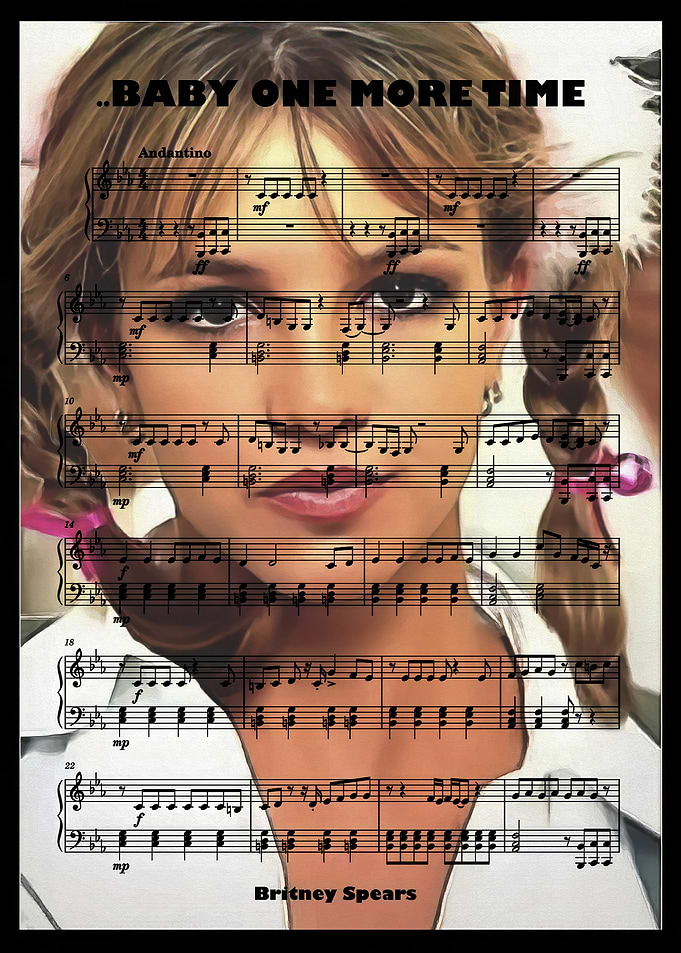 Britney Spears - Baby One More Time Sheet Music