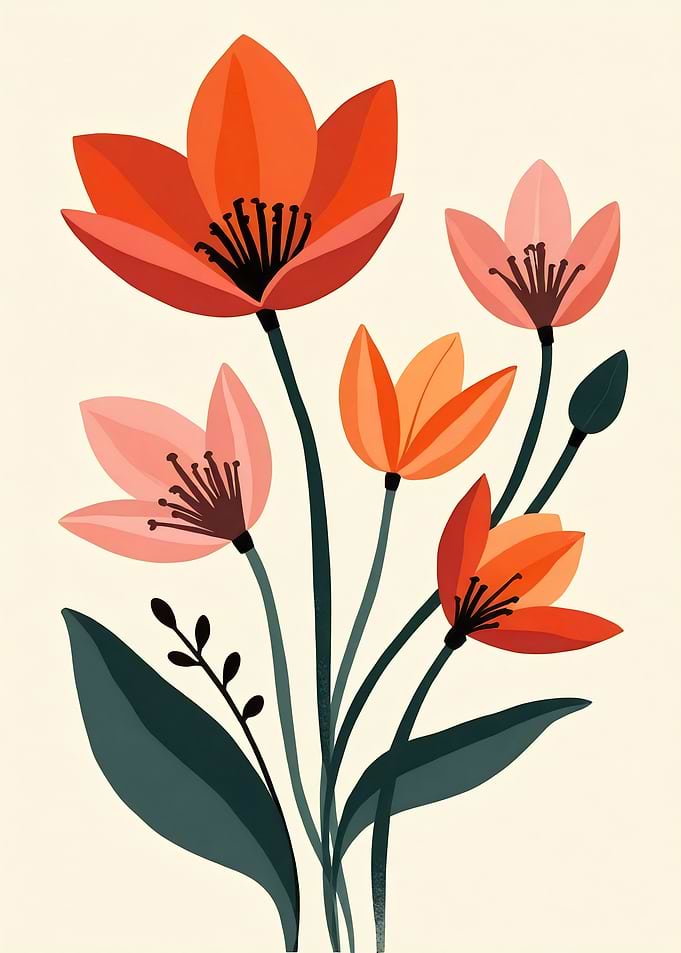 Floral Bouquet Illustration
