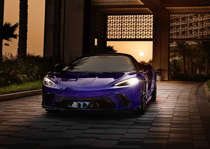 Purple McLaren 765LT