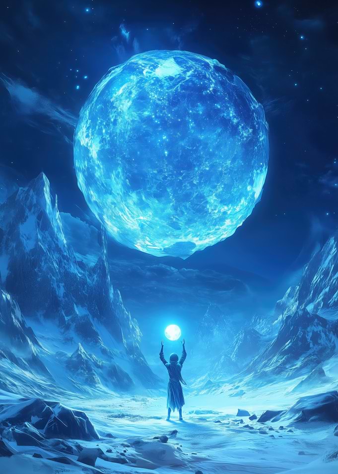 Blue FullMoon Servent