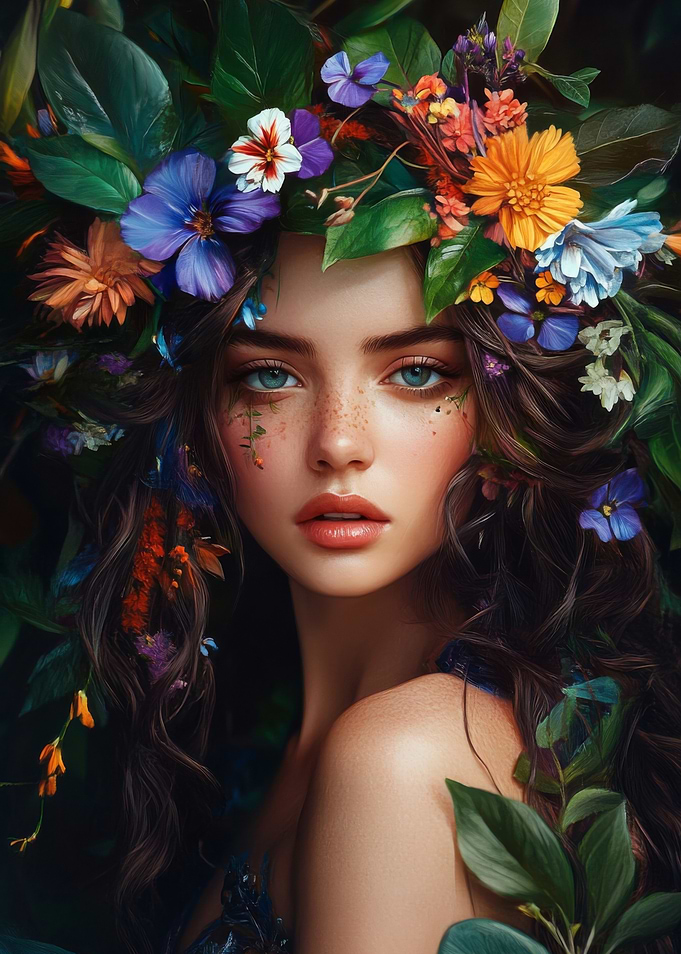 Fashion girl portrait