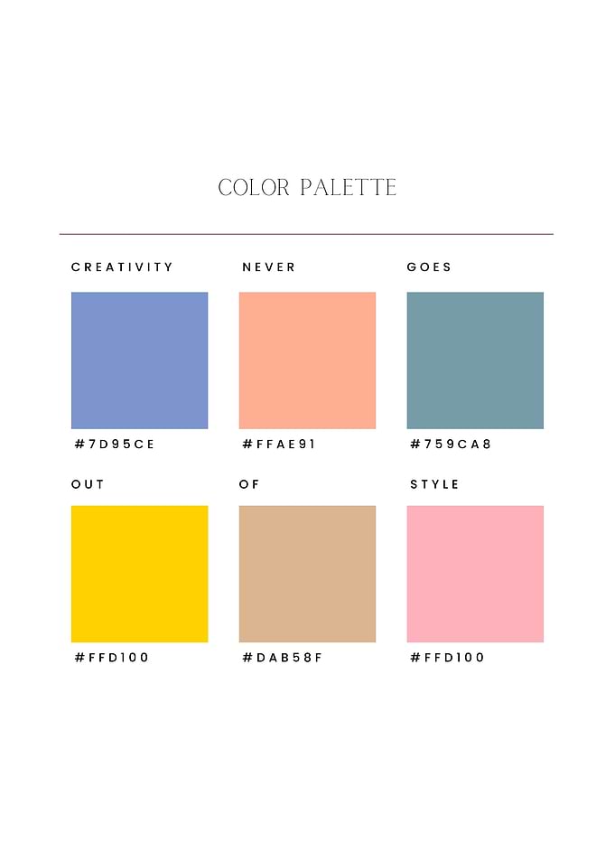 Color Palette Chart
