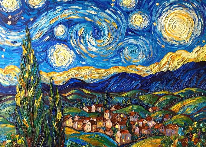 Starry Night Village