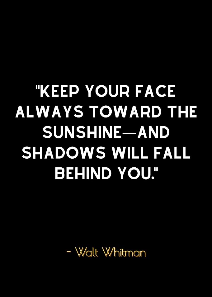Walt Whitman Quote