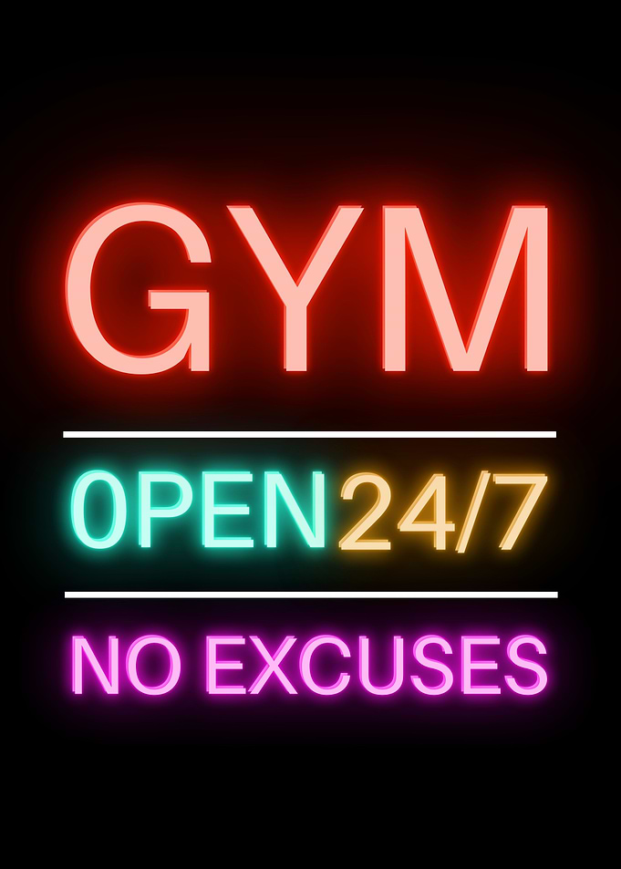 Gym Motivation Quotes Neon