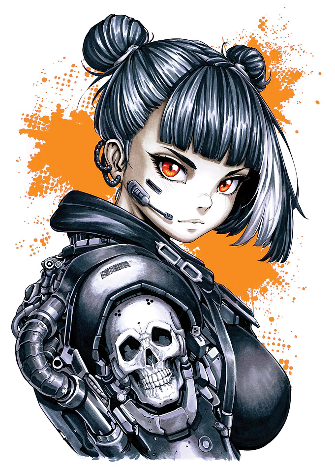 Cyberpunk Anime Girl