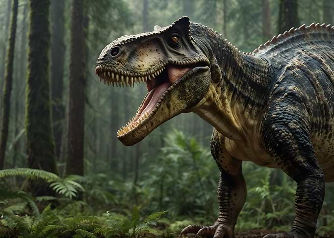 Dinosaur in Forest