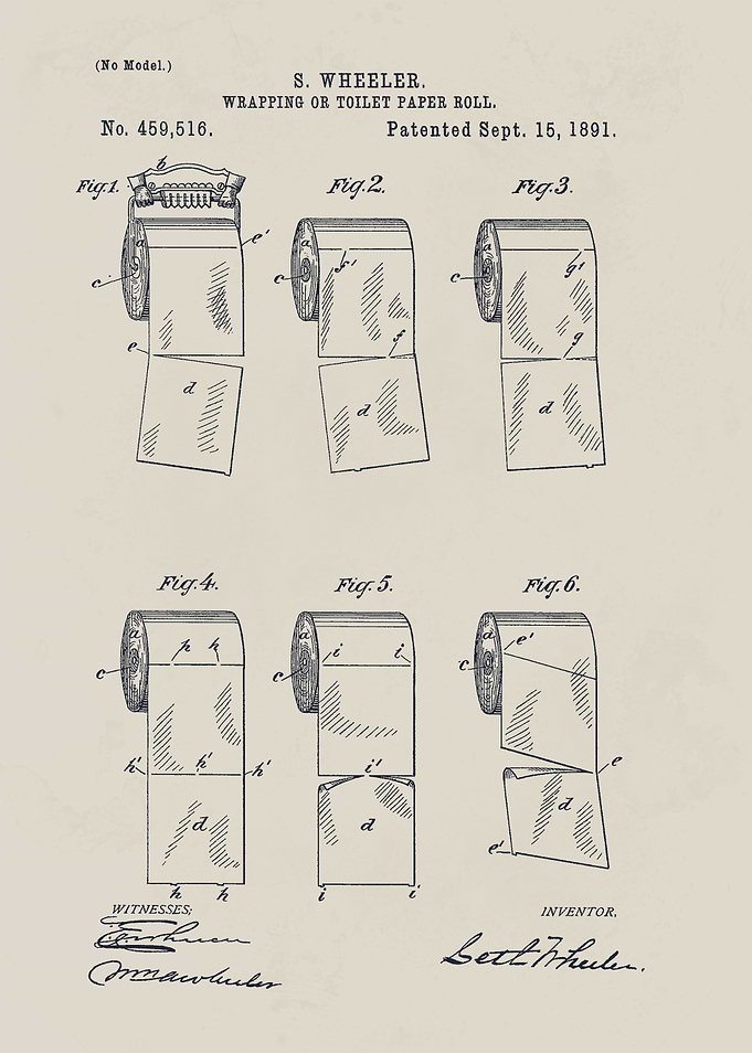 Toilet Paper Roll Patent