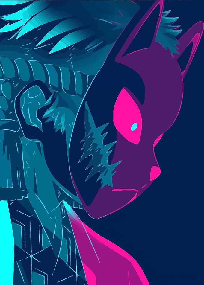 Cyberpunk Anime Character
