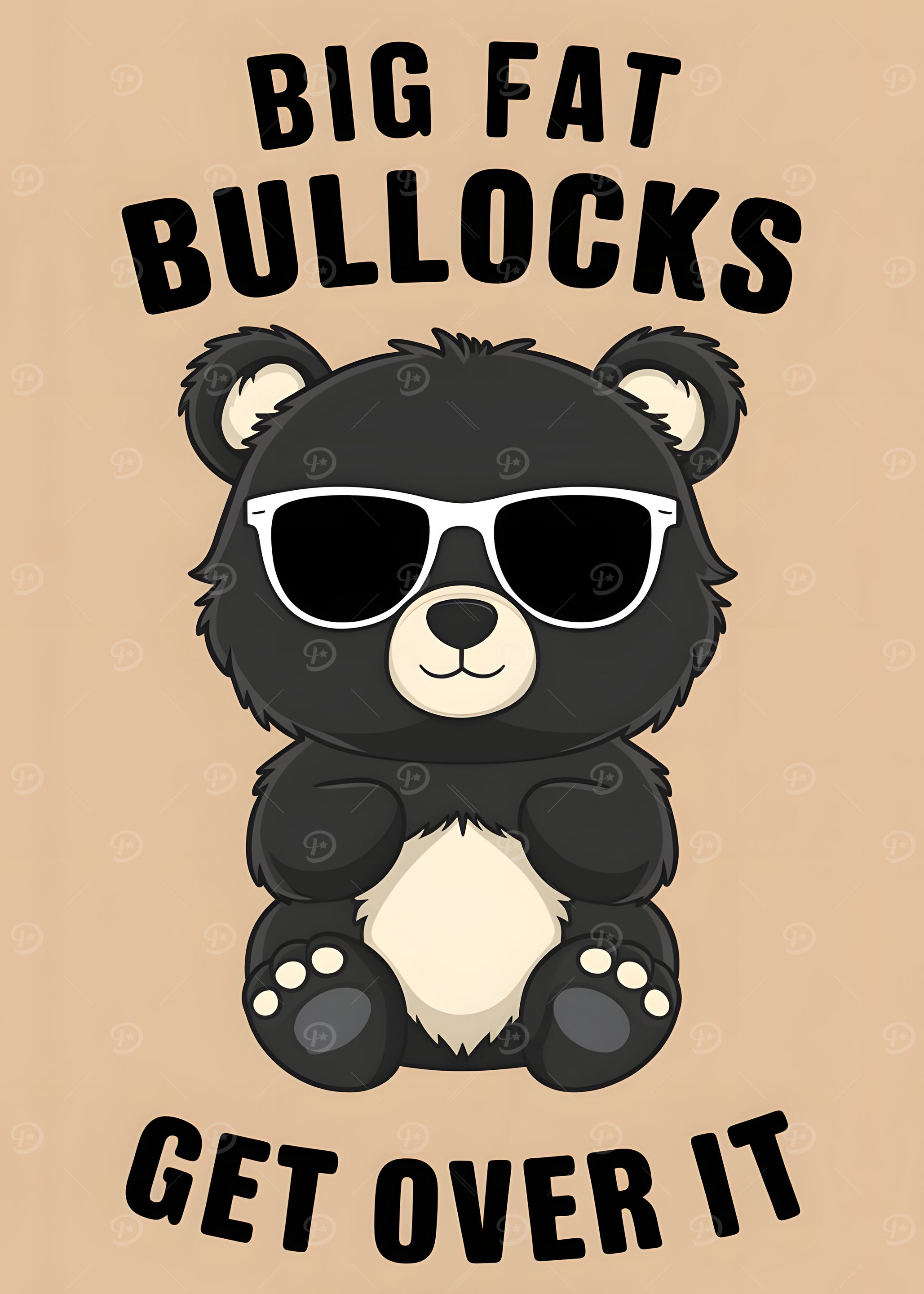 Cool black Bear quote: Bullocks!