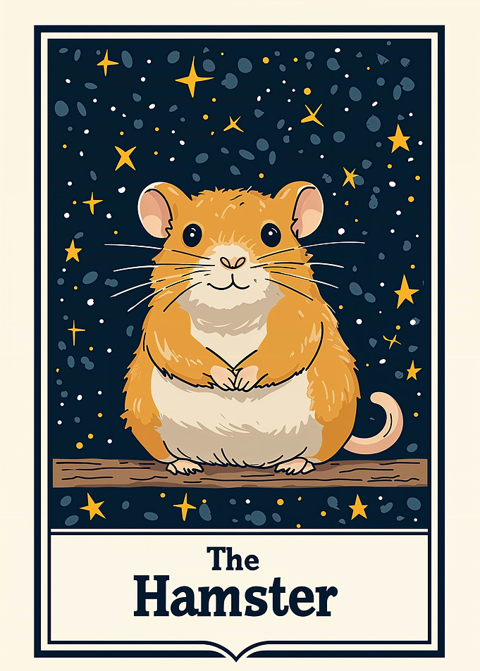 Cute Hamster Illustration
