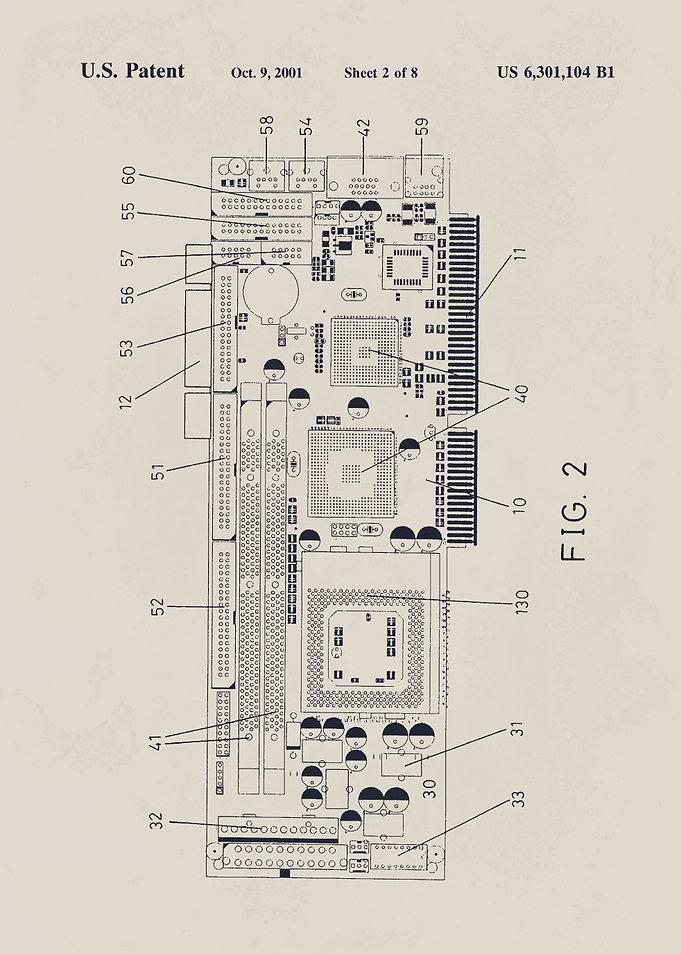 Interface card-type motherboard for a computer Patent