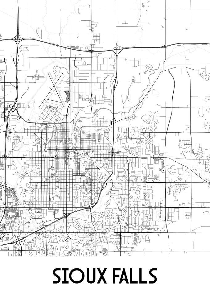 Sioux Falls City Map