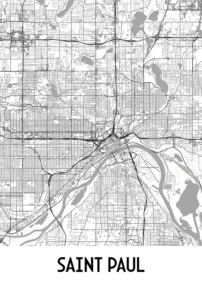 Saint Paul City Map