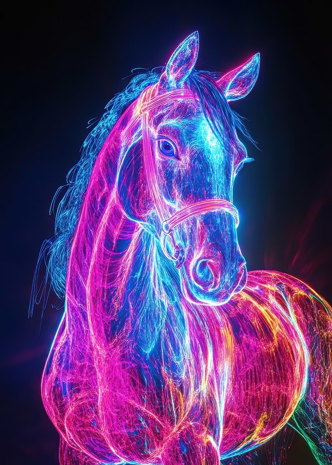 Neon Horse