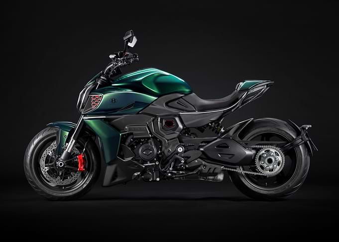 Green Ducati Diavel 1260
