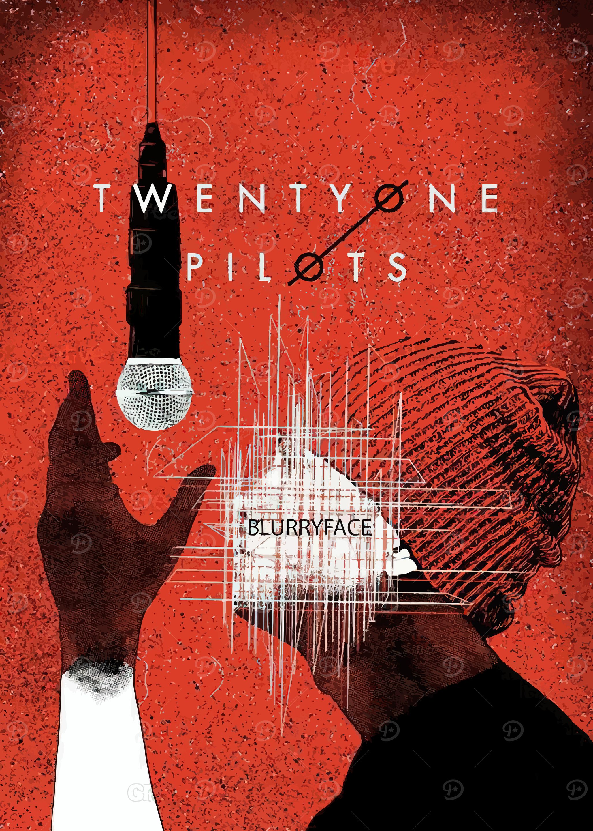 Twenty One Pilots Blurryface Poster