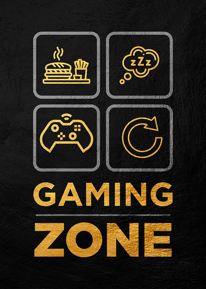 Gaming Zone Sign