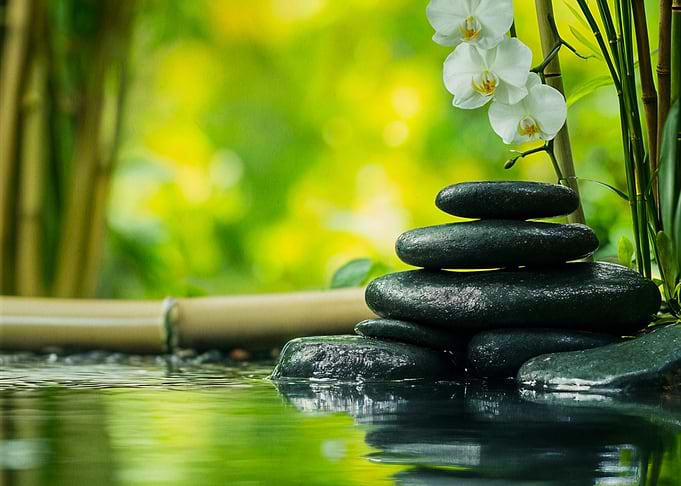zen stones meditation