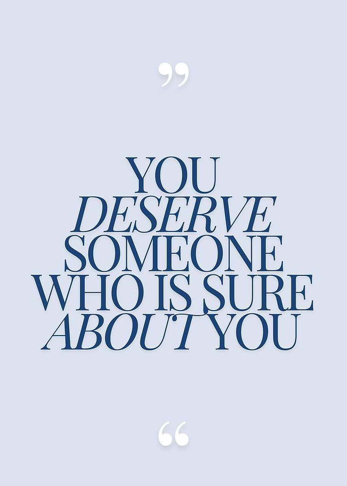 a quote to remind soft blue