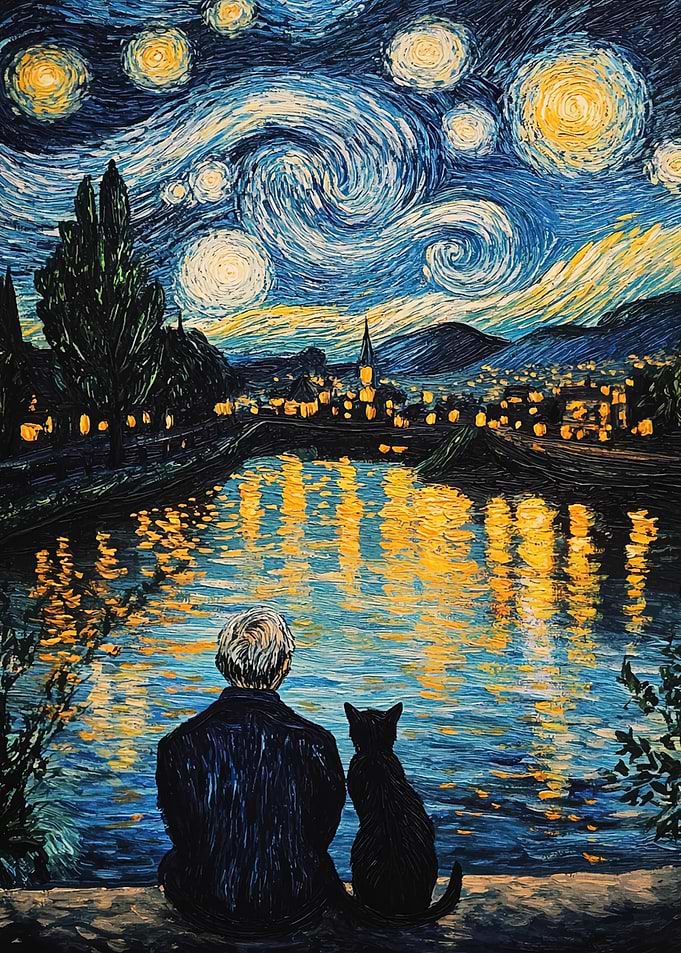 Starry Night with Companion