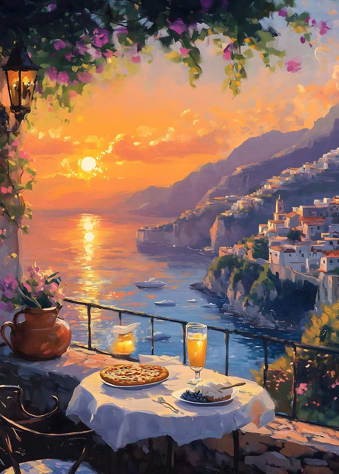 Italia Sunset Dinner with a View