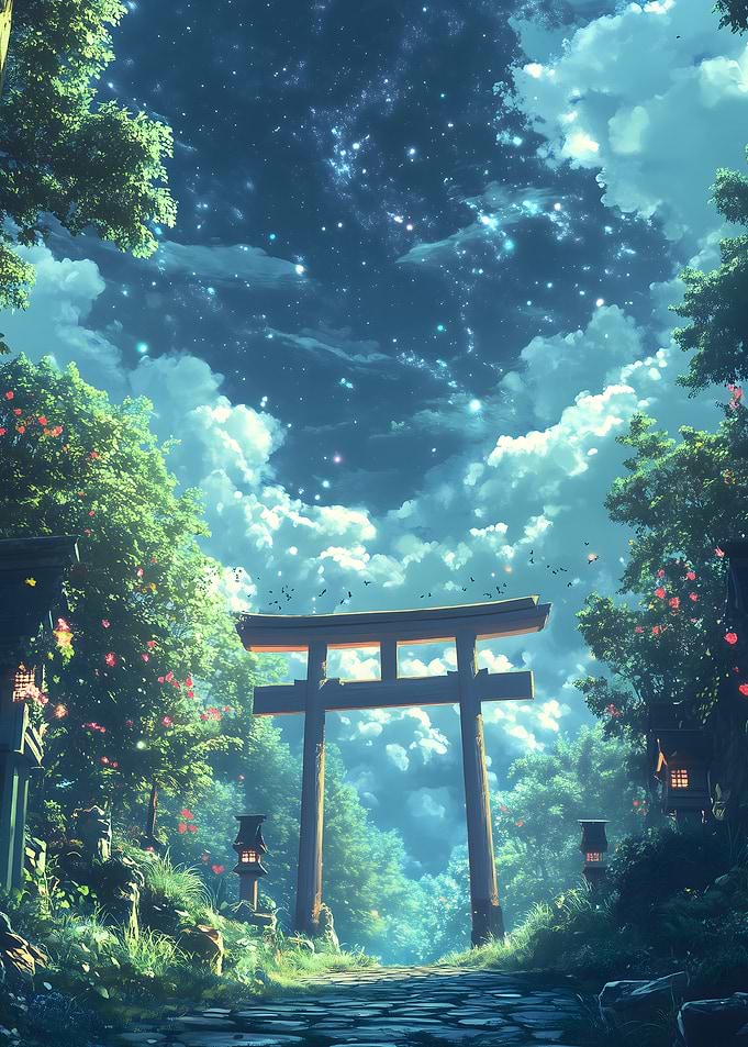 Japanese Shrine Torii Gate