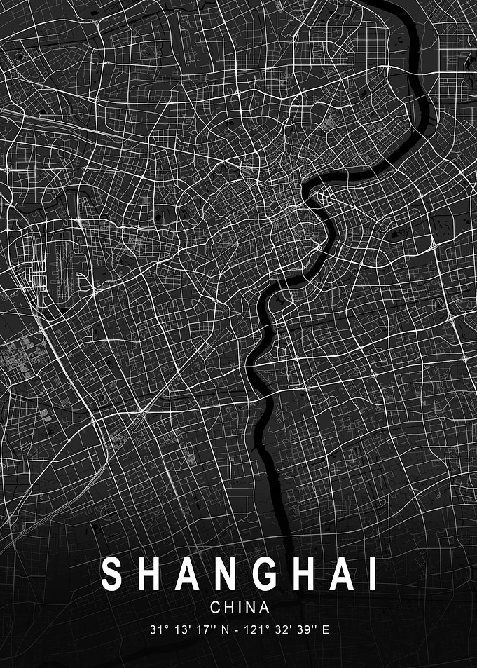 Shanghai Dark City Map