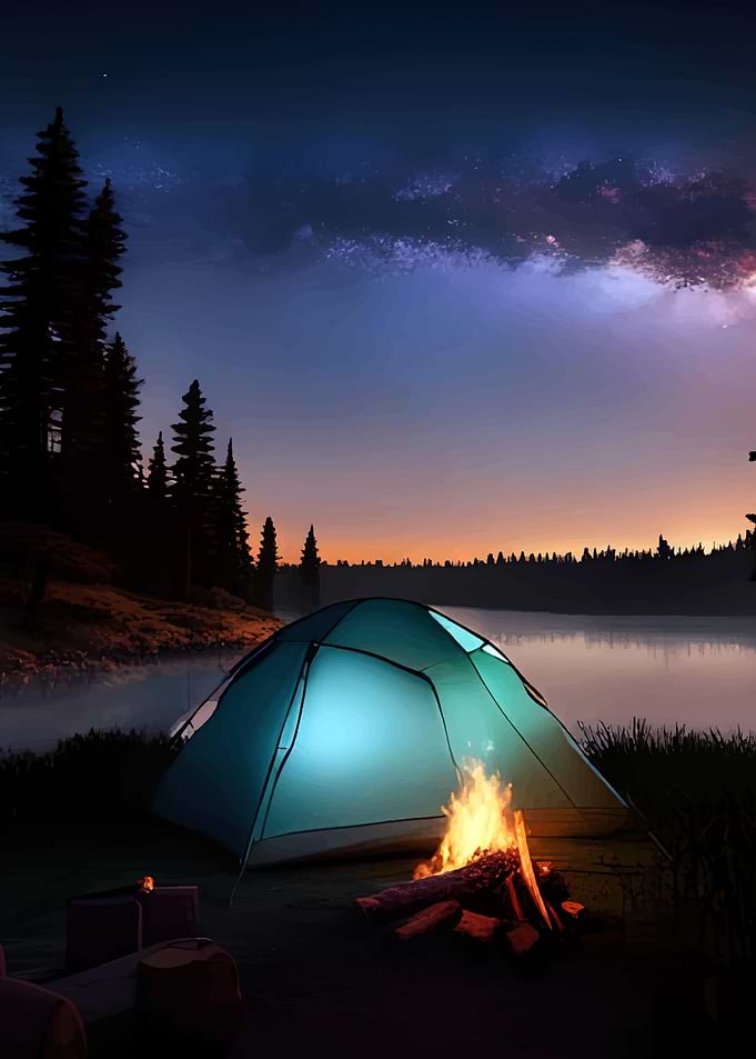Campsite Night