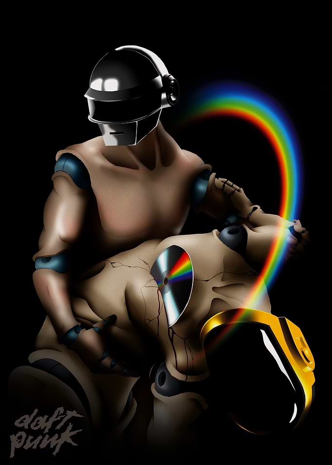 Daft Punk Robot Artwork