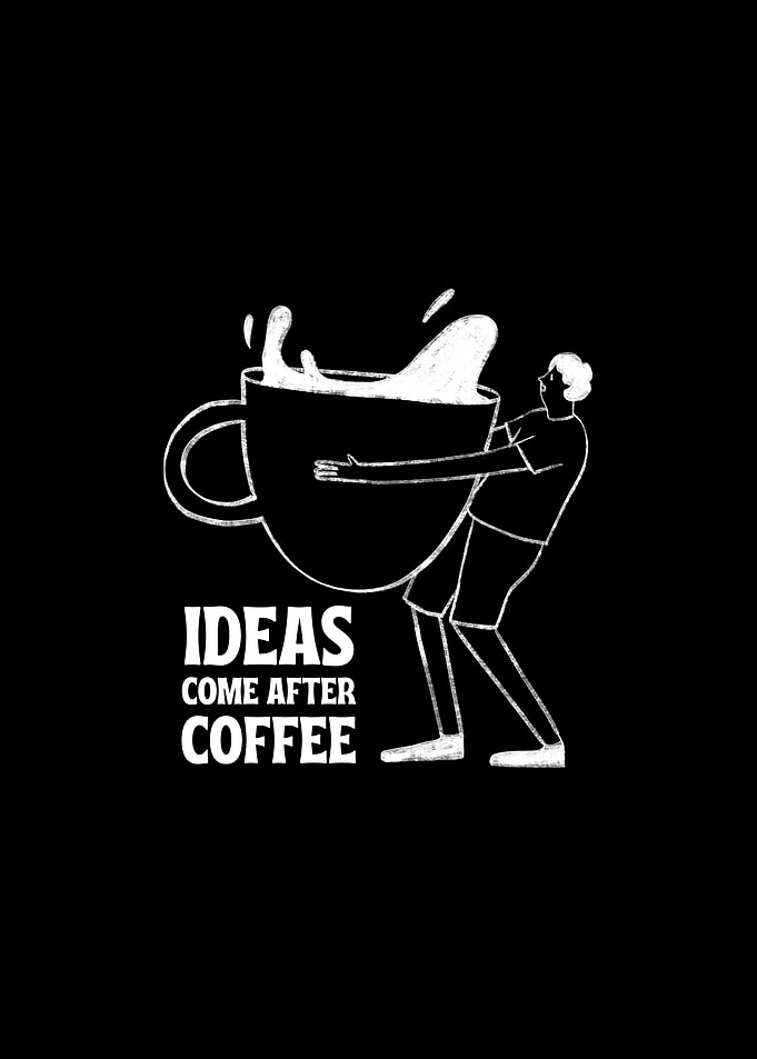 Coffee &amp; Ideas Illustration